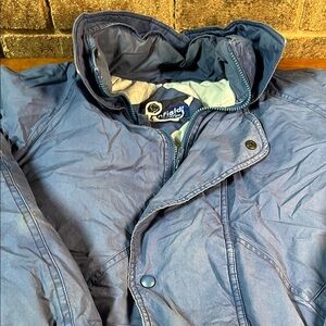 VTG Penfield Blue Puffer Field Jacket Large